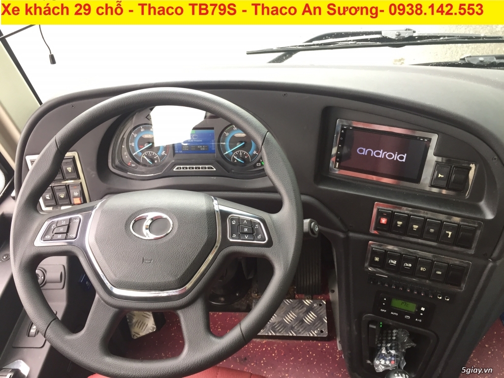 Giá bán xe Khách 29 chỗ Thaco TB79S bầu hơi Abs giá tốt 2019 - 3