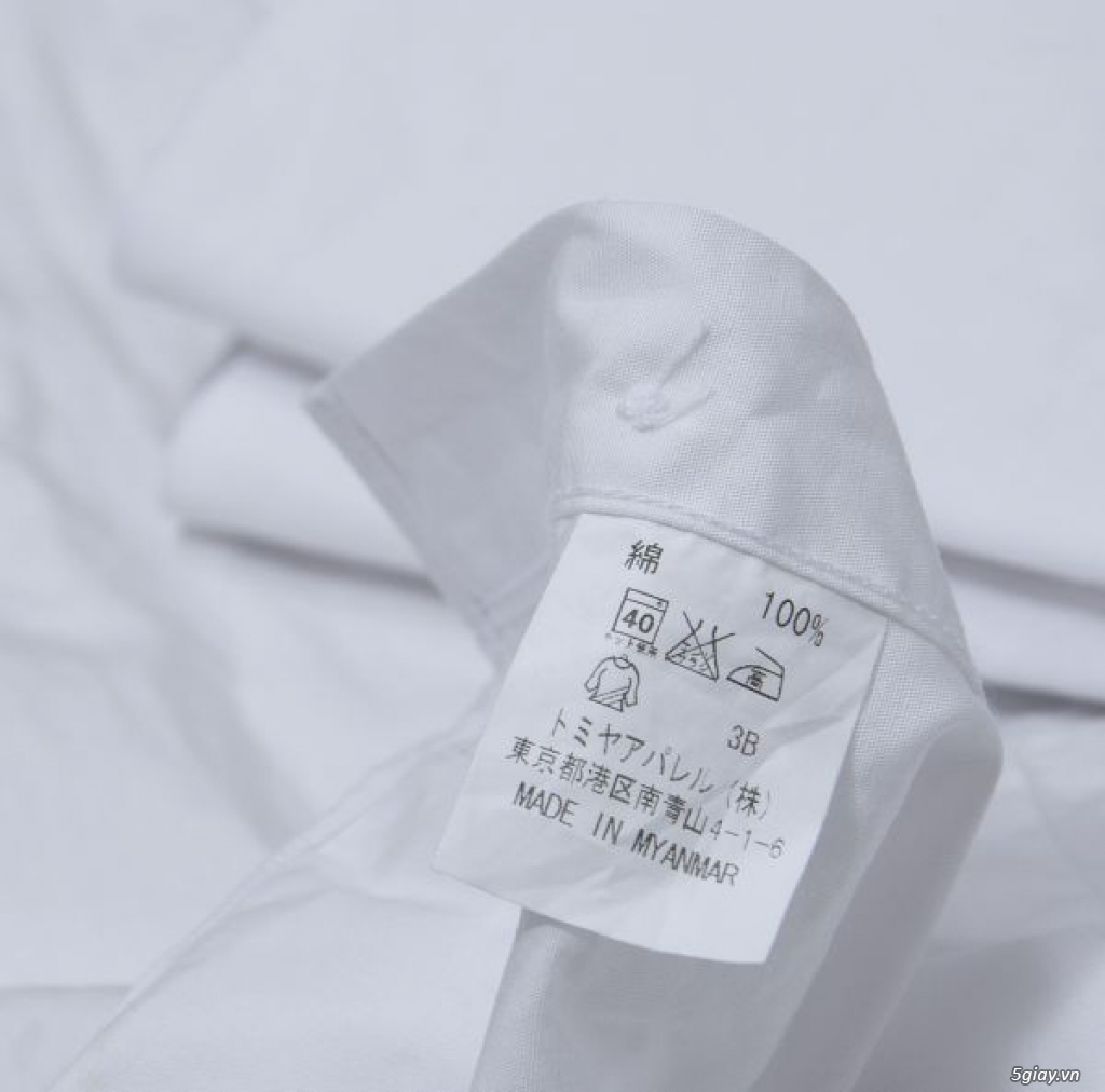 áo sơ mi trắng Japan chuẩn công sở mời anh em Bid khởi điểm 120k/ms ET 22h59' - 24/9/2019 - 9