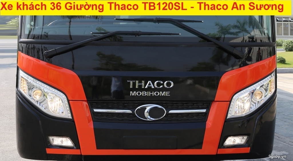 Bán xe 36 giường Thaco TB120SL bầu hơi ABS Thắng Từ giá tốt 2019 - 1