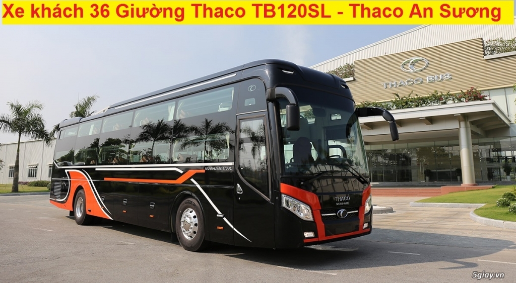 Bán xe 36 giường Thaco TB120SL bầu hơi ABS Thắng Từ giá tốt 2019