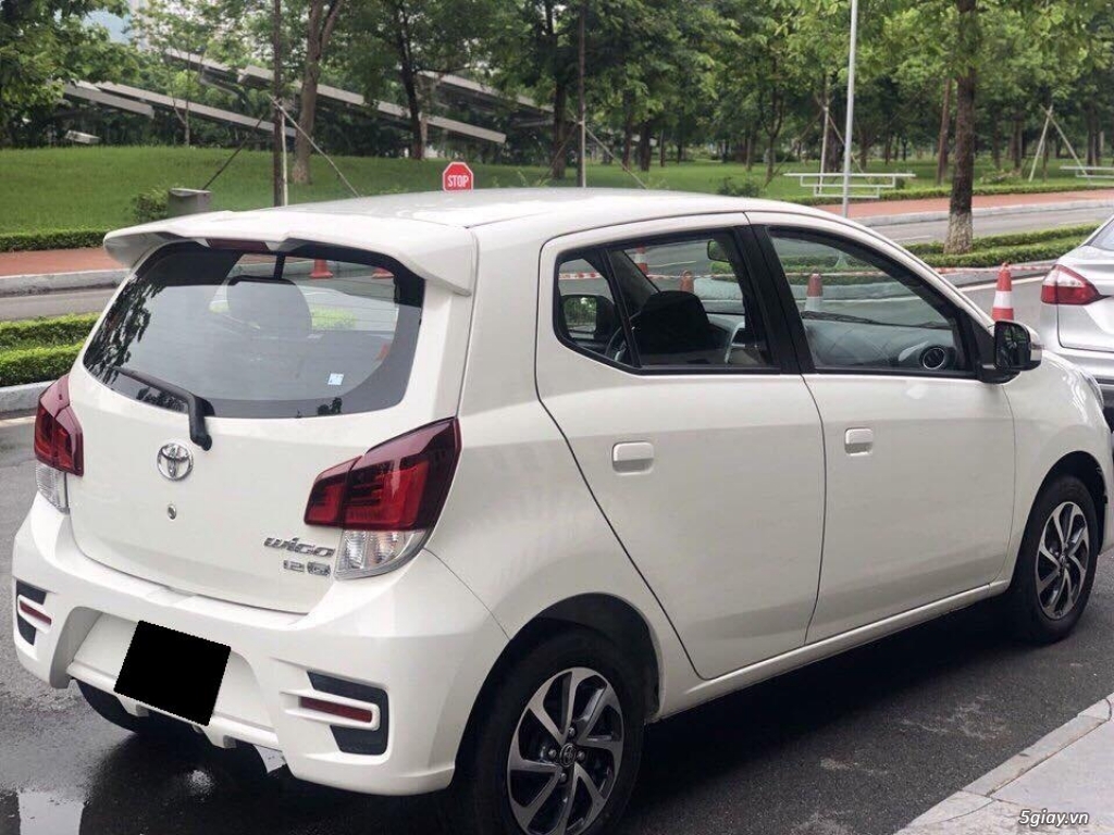 Cần bán xe Wigo 2019, số tự động, bản 1.2, màu trắng tinh như ngoc tri - 1