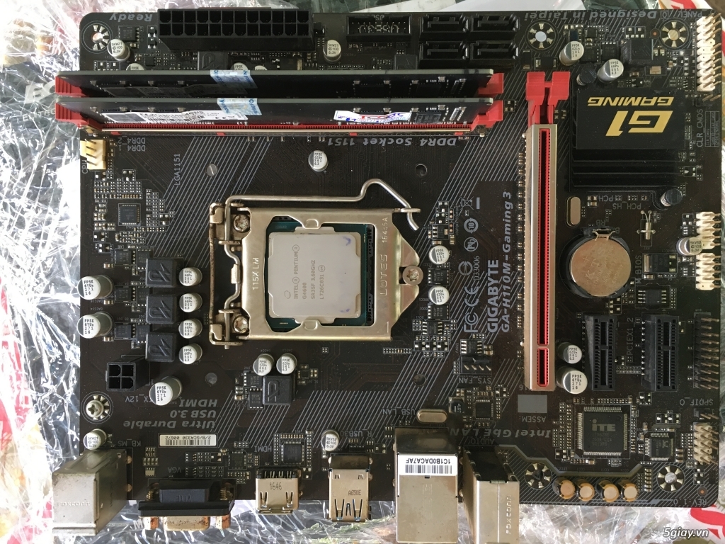 Combo giga H110m-gaming3 G4600 - 2