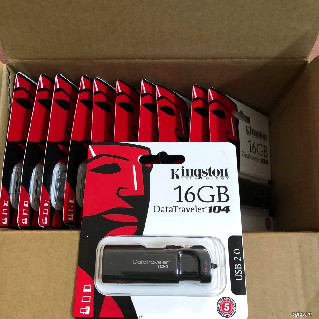 Usb Kingston 16g 2.0 chính hãng End 23h00 ngày 25/9/2019