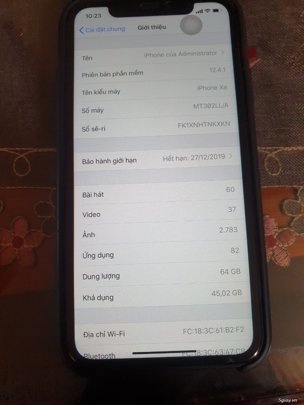 Xr quốc tế 64gb mỹ - 1
