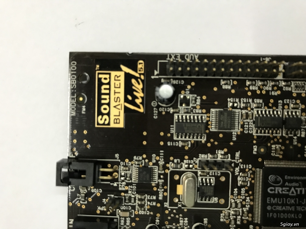 Card âm thanh PC CREATIVE Soud BLASTER 5.1 SB0100 End: 23h ngày 30-09-2019 - 2