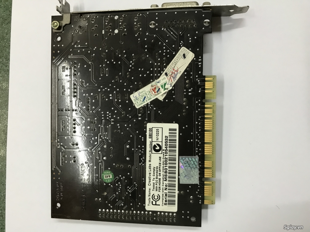 Card âm thanh PC CREATIVE Soud BLASTER 5.1 SB0100 End: 23h ngày 30-09-2019 - 4