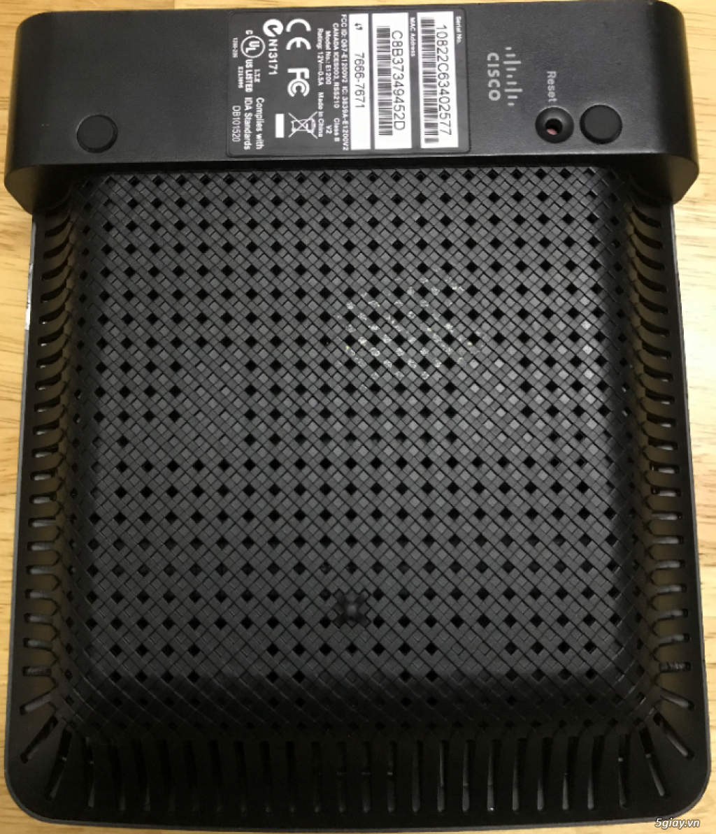 Bộ Phát Wifi Router Linksys E1200 chuẩn N 300Mbps, End: 23h 01/10/19 - 1