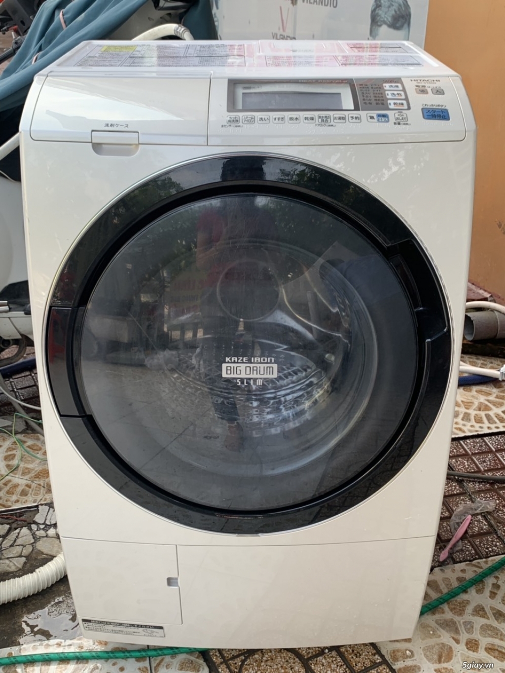 Máy giặt nội địa Hitachi BD-S7400L 9KG,công nghệ sấy Heat recycle