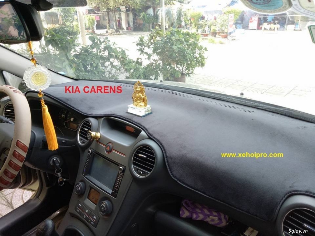 Thảm taplo nhung lông cừu 3 lớp Hàn Quốc cho ô tô - 4
