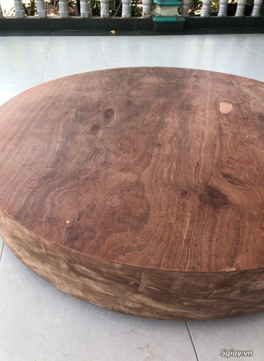 Cần bán mặt bàn gỗ Lim nguyên khối kích thước 1,2 m x 18 cm  cực vip - 2