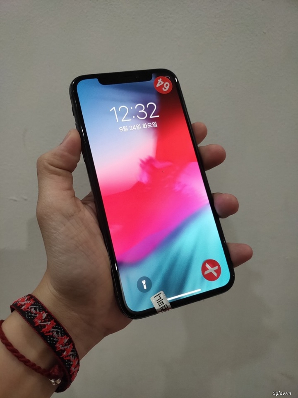 Iphone X grey & silver 64gb quốc tế đẹp zin - 6