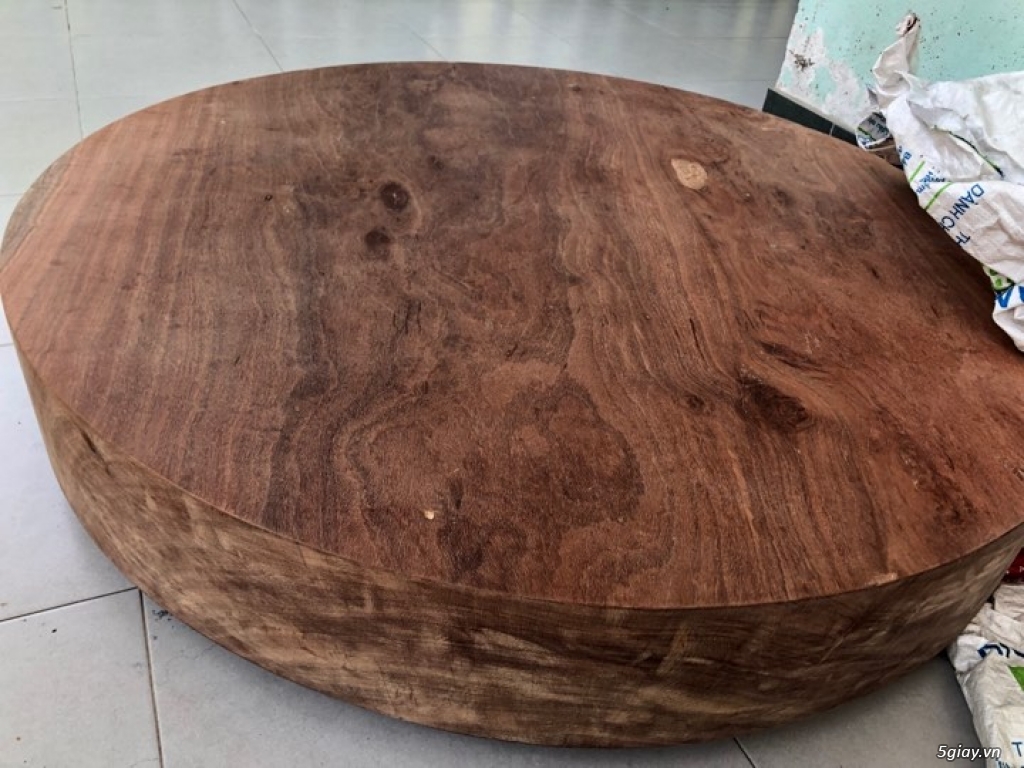 Cần bán mặt bàn gỗ Lim nguyên khối kích thước 1,2 m x 18 cm  cực vip - 3