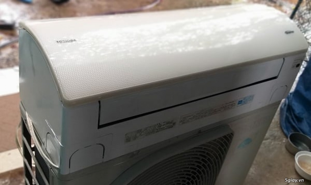 Máy lạnh cũ nội địa nhật Toshiba vào mùa mưa bão - 15