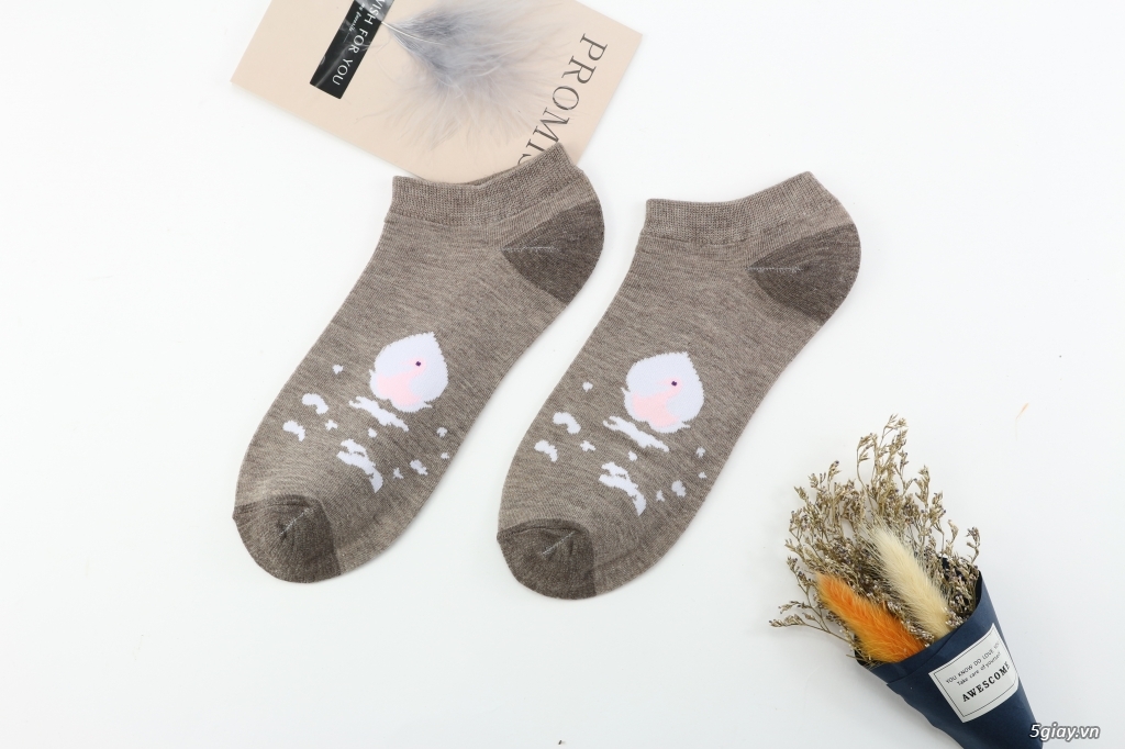 Combo 5 đôi Tất cổ ngắn nữ loang 901 - 2