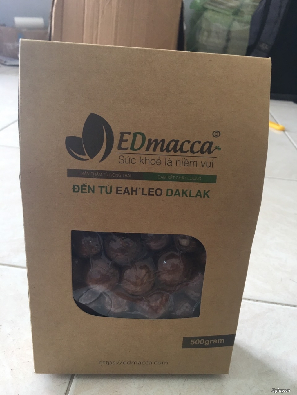 EDmacca - macca đắk lắk nguyên chất 500gram từ eah'leo