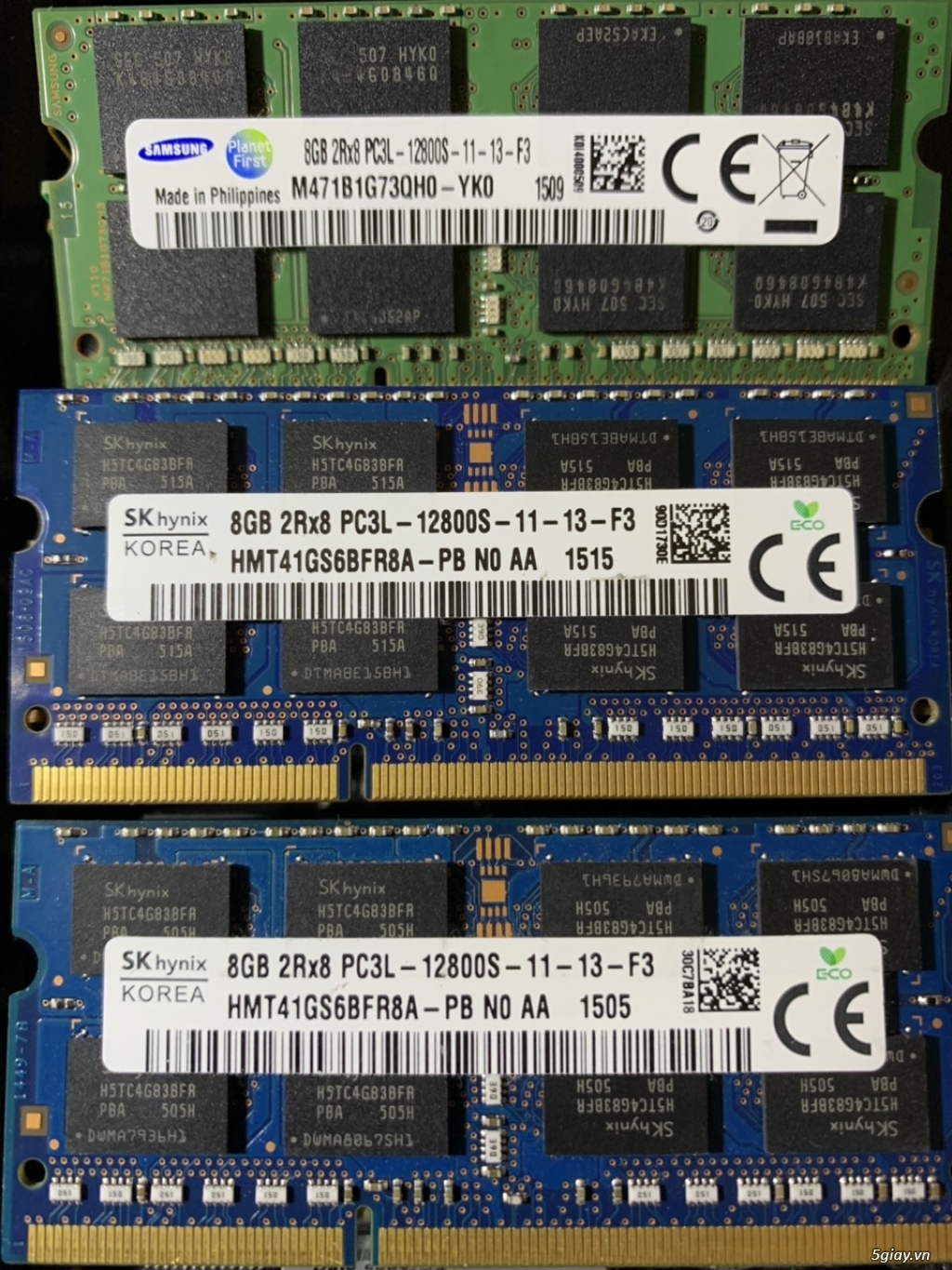 Ram Laptop DDR3L(PC3L) 8GB bus 1600 BH12T