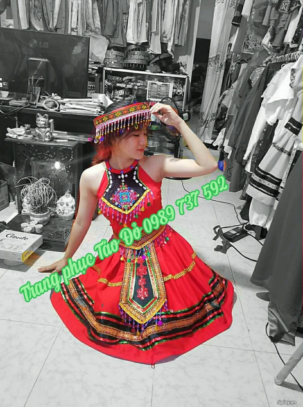 Bán và cho thuê trang phục dân tộc hmong(mèo) giá cực rẻ - 1