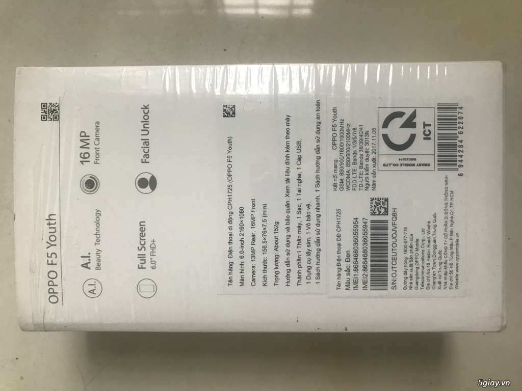 Oppo f5 youth like new fullbox it dùng - 2