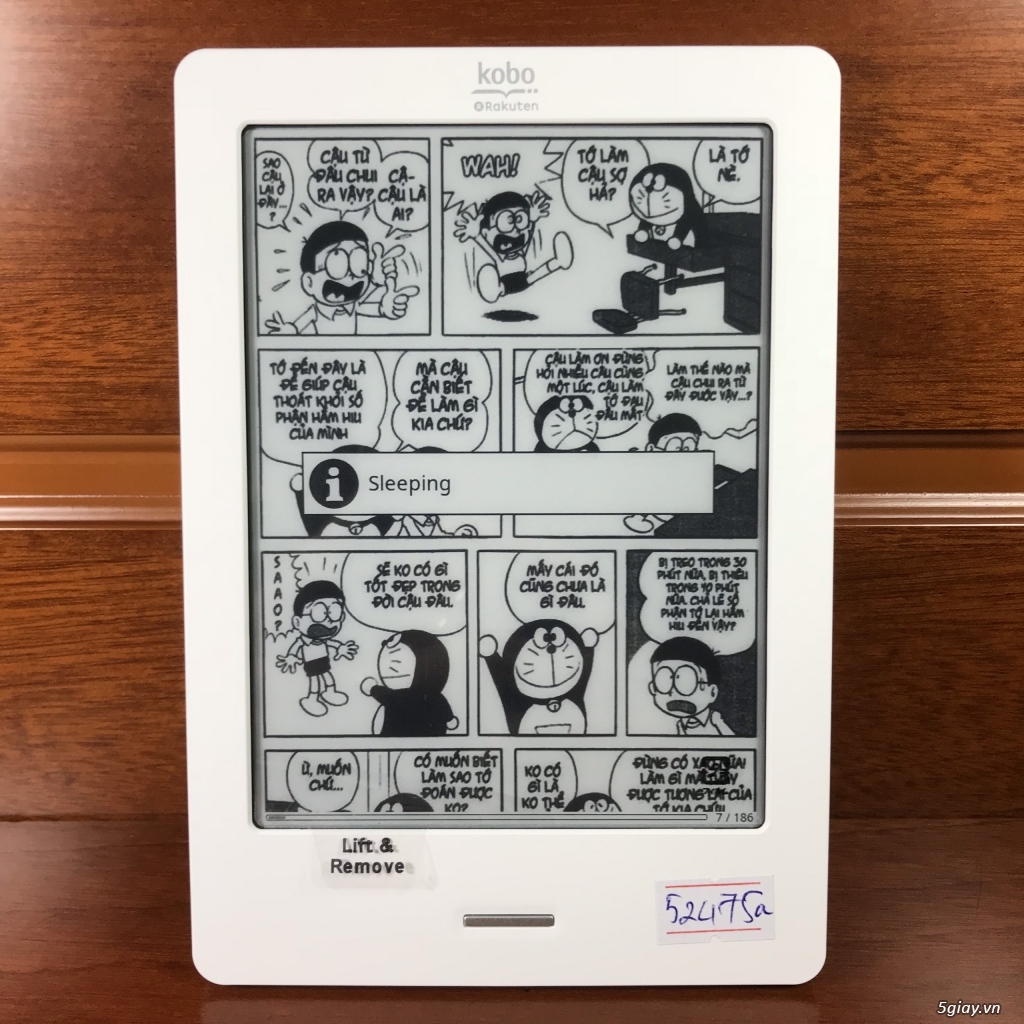 [Máy Nhật Cũ] Máy Đọc Sách Kobo Touch Full Box code 52475a - 1