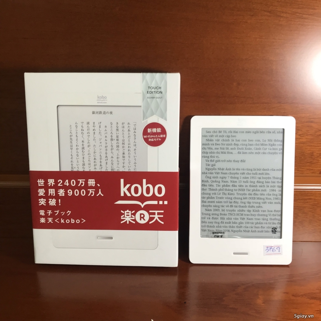 [Máy Nhật Cũ] Máy Đọc Sách Kobo Touch Full Box code 3769