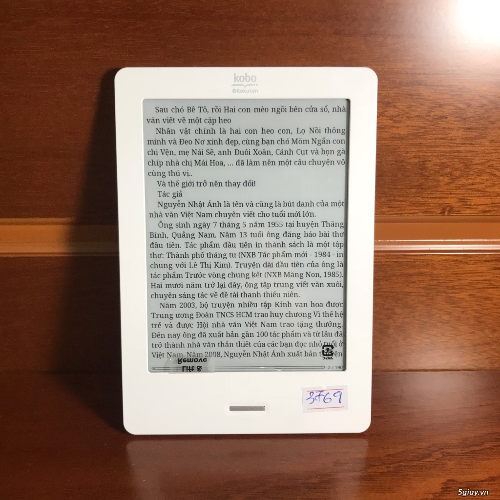 [Máy Nhật Cũ] Máy Đọc Sách Kobo Touch Full Box code 3769 - 1