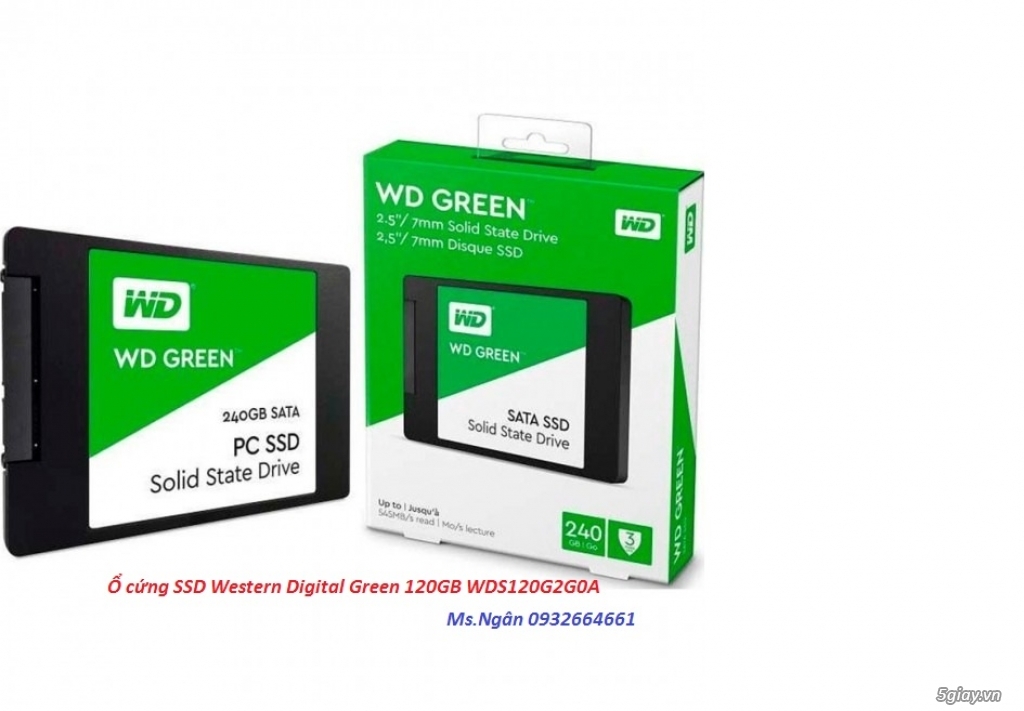 Ổ cứng SSD Western Digital Green 120GB WDS120G2G0A