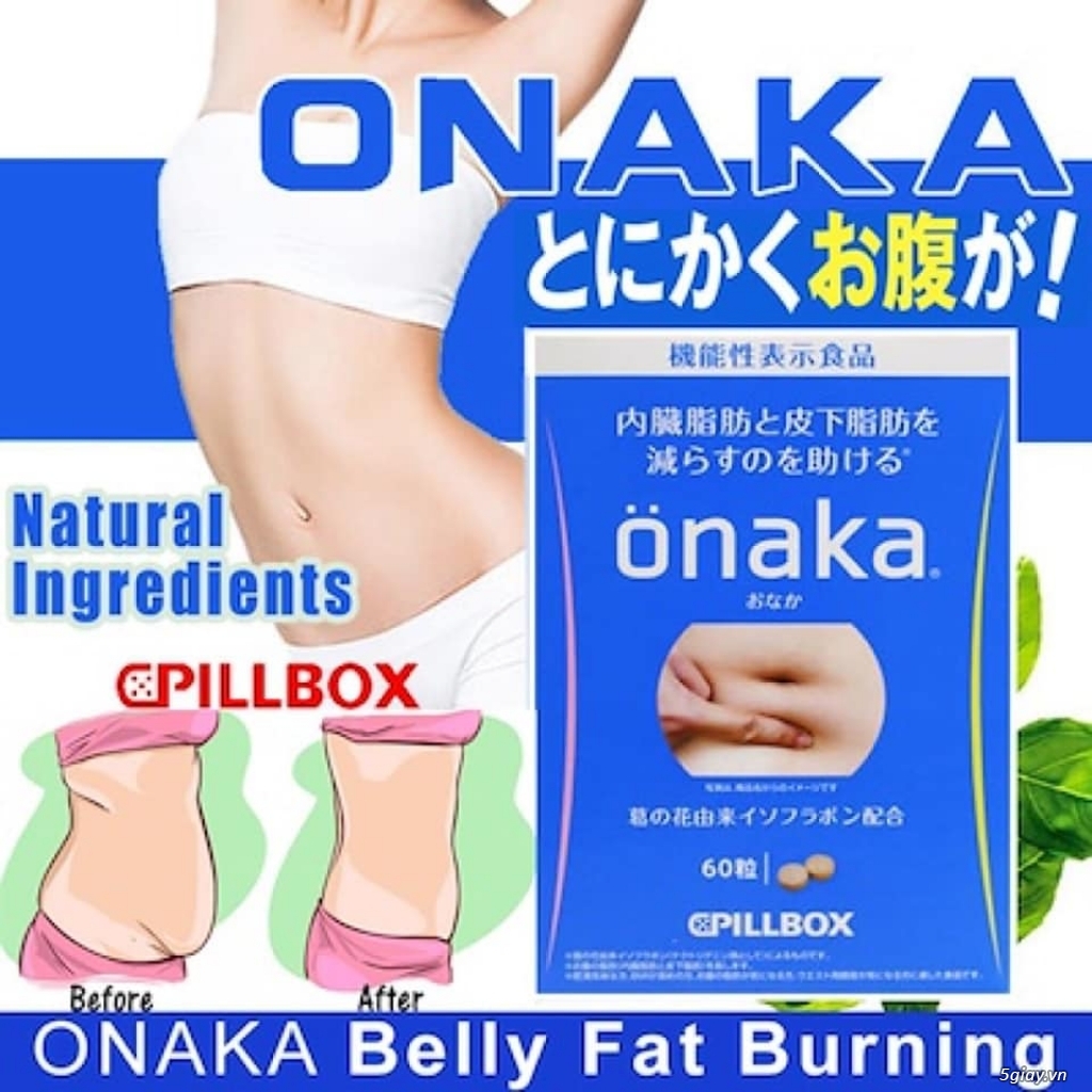 Viên giảm mỡ bụng Onaka Nhật Bản chính hãng - 2