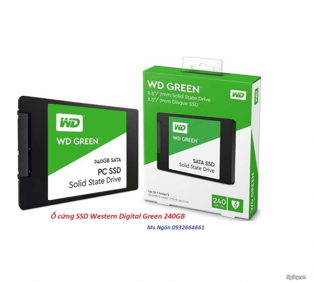 Ổ cứng SSD Western Digital Green 240GB WDS120G2G0A