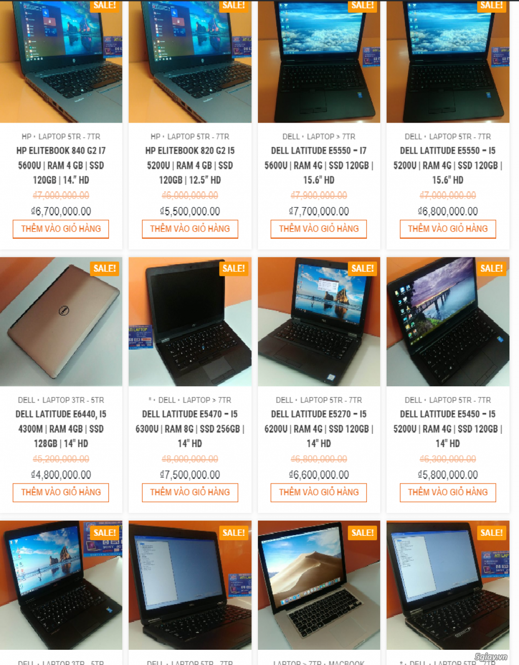 Bán Laptop xách tay Dell, HP, Macbook máy đẹp cấu hình cao giá rẻ