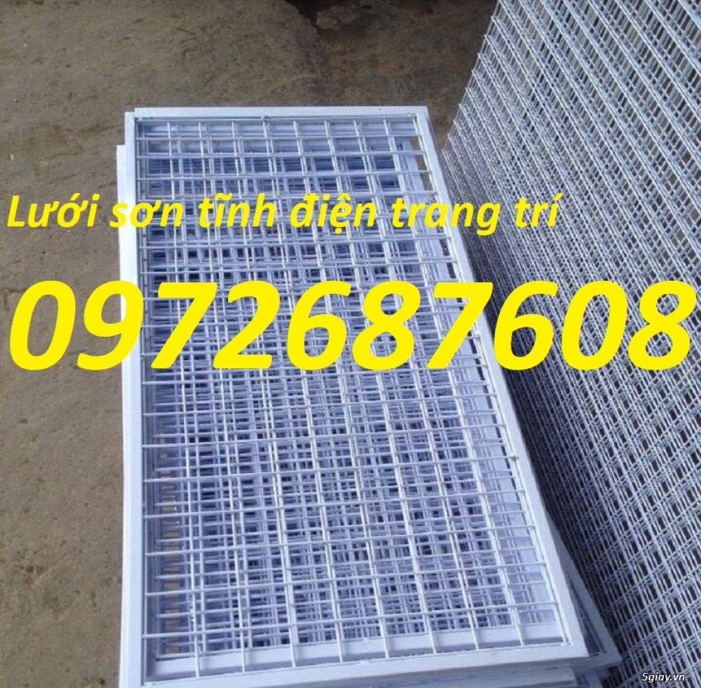 Lưới ô vuông sơn tĩnh điện 0.5m, 1m, 1.2m, 1.5m, 2m, lưới trang trí - 3