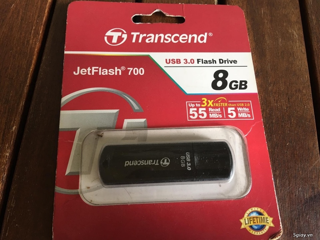 MS36 - USB lưu trữ Transcend JF700 8GB USB 3.0 Đấu giá kết thúc hôm nay 23h00p ngày 19/10/2019 - 2