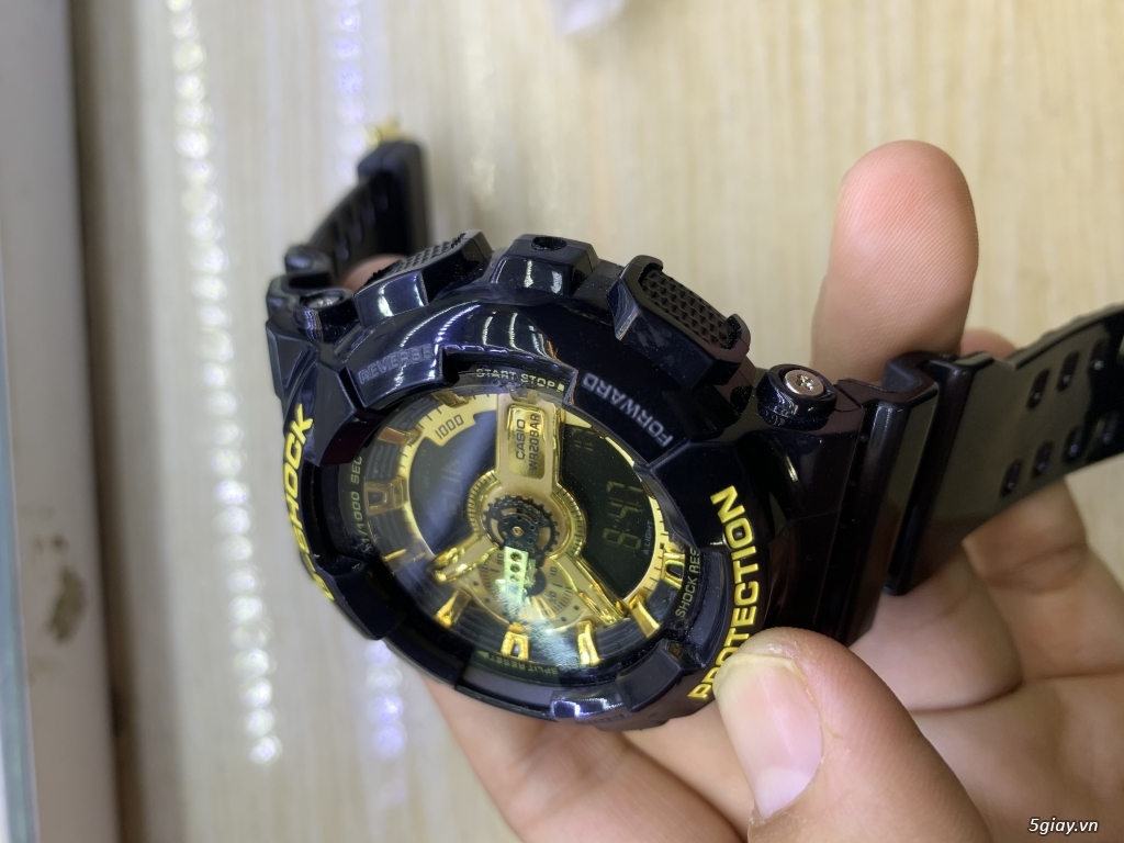 Đồng Hồ G-Shock Fake Gold Black Cực Đẹp - End 22h59p 20/10/2019 - 6