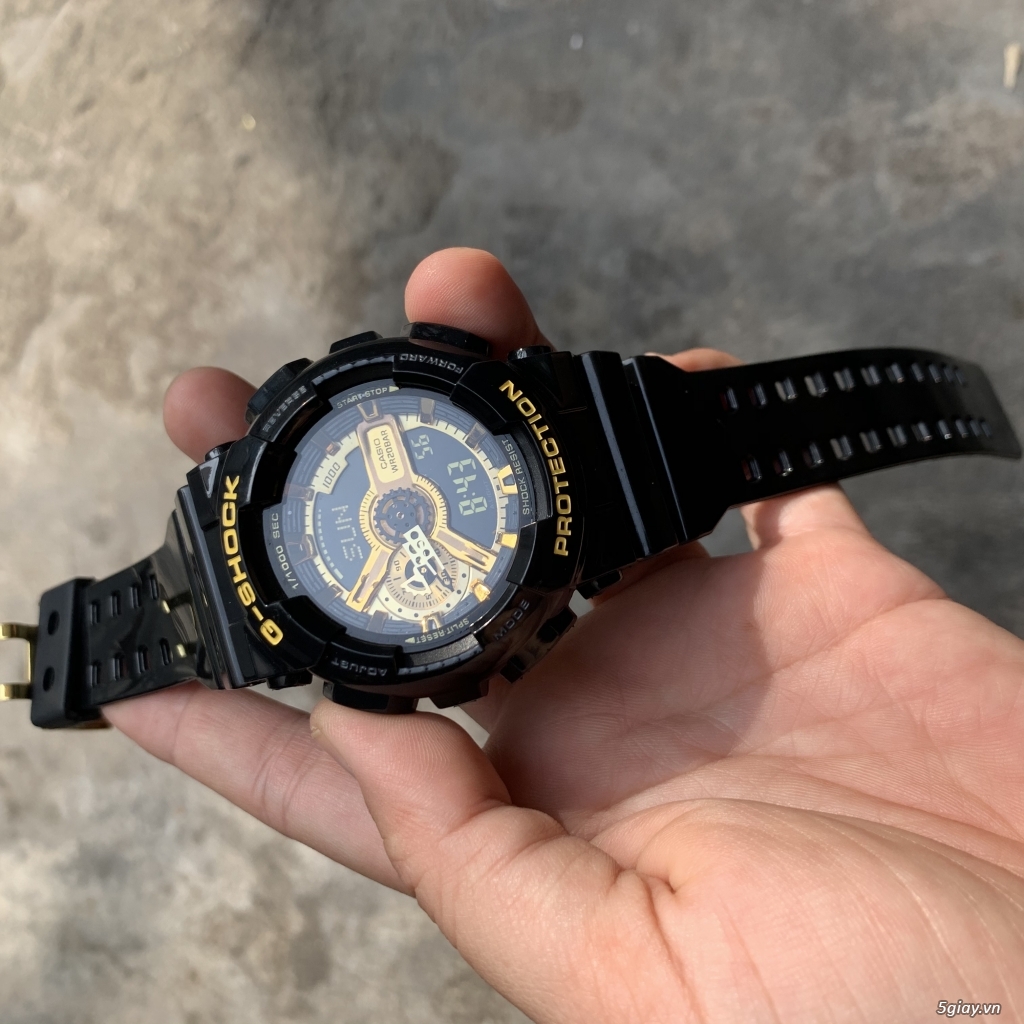 Đồng Hồ G-Shock Fake Gold Black Cực Đẹp - End 22h59p 20/10/2019 - 3