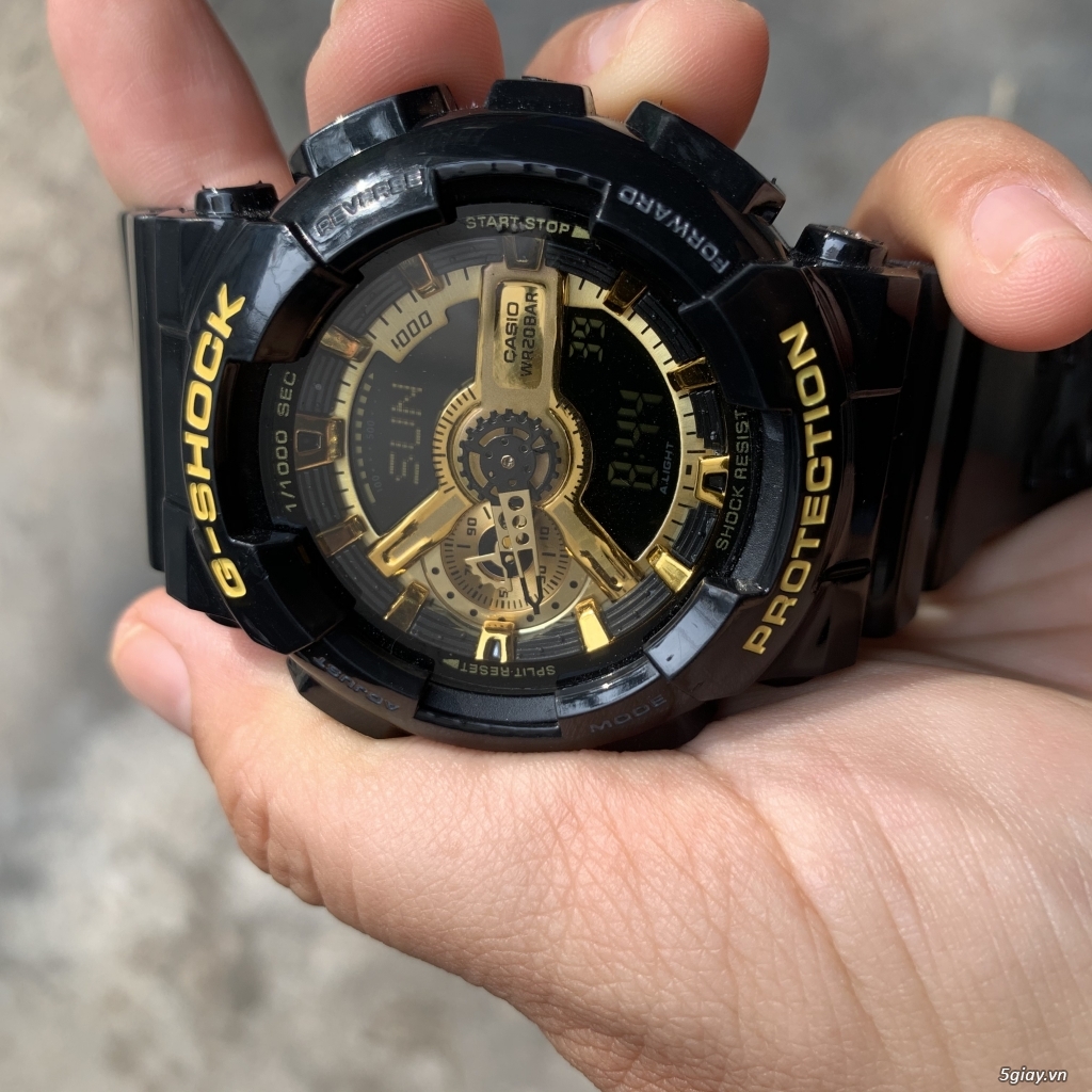 Đồng Hồ G-Shock Fake Gold Black Cực Đẹp - End 22h59p 20/10/2019