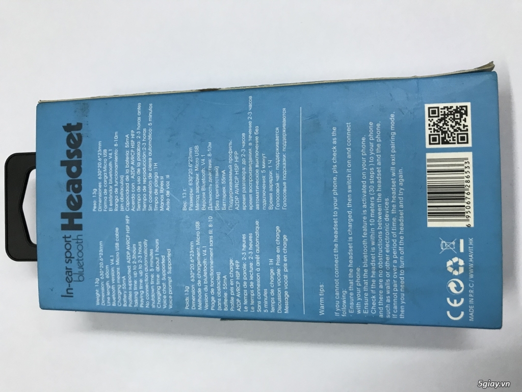 Bluetooth HV-H951BT chính hãng Hong Kong End: 23h00 ngày 21-10-2019 - 1