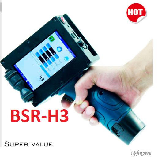 Máy in date cầm tay mini giá rẻ BSR-H3 in trên mọi chất liệu 096253743 - 1