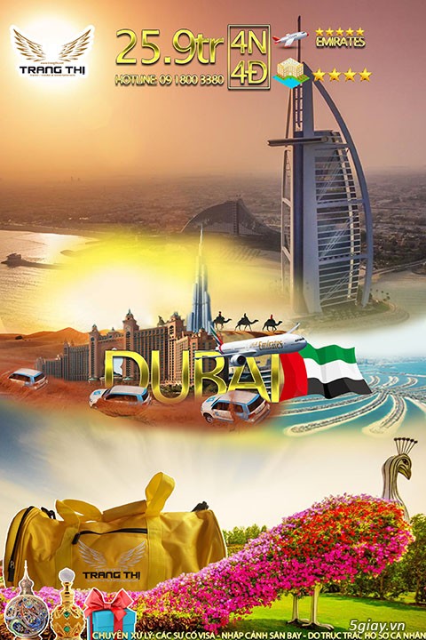 Mùa Đông phát sốt với Dubai chỉ 25.9T