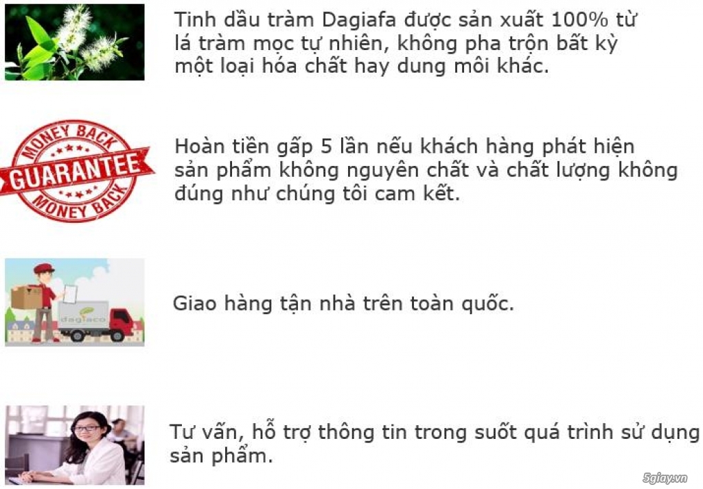 TINH DẦU TRÀM DAGIAFA DÙNG CHO BÉ - 2