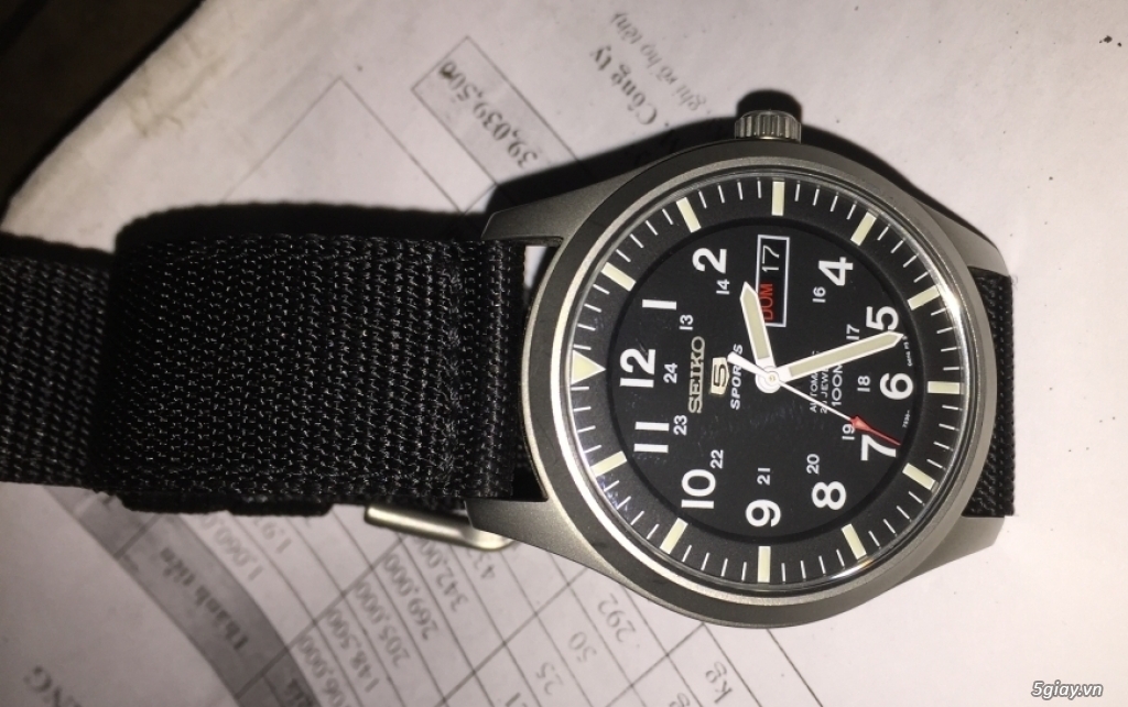 Đồng hồ Seiko 5 quân đội mới 99% - 1