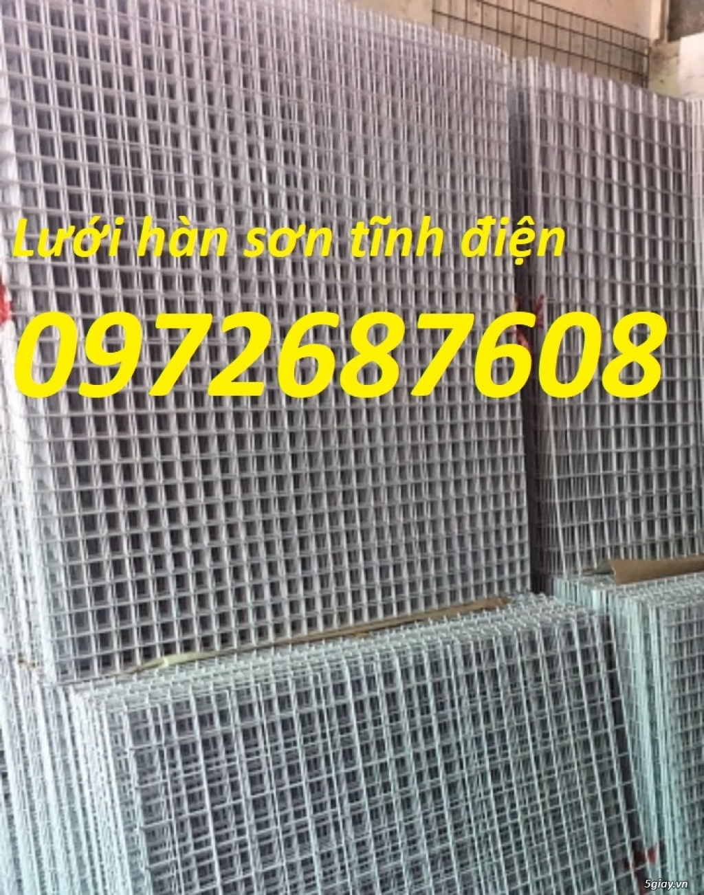 Lưới ô vuông sơn tĩnh điện, lưới hàn sơn tĩnh điện, lưới trang trí - 4