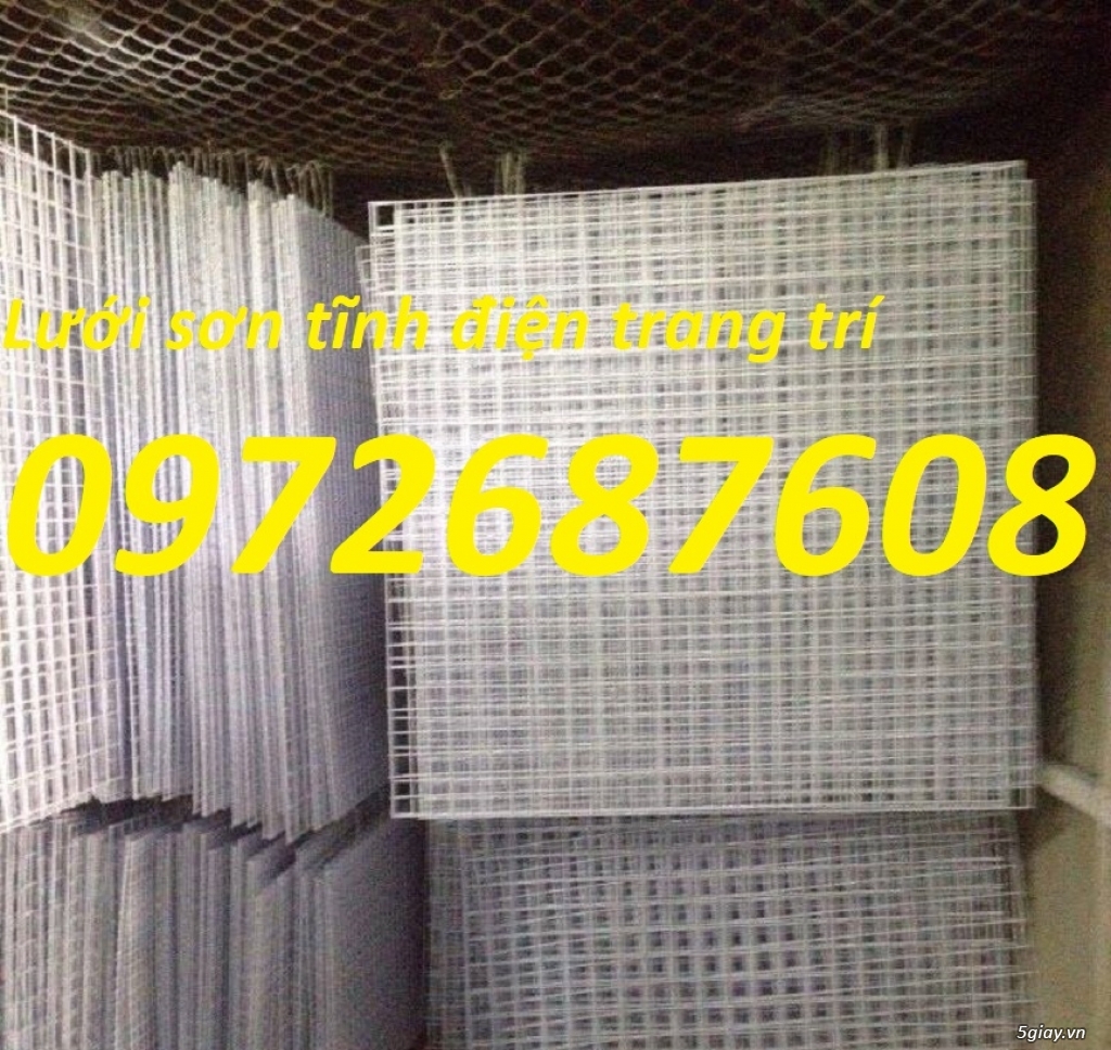 Lưới ô vuông sơn tĩnh điện, lưới hàn sơn tĩnh điện, lưới trang trí - 3