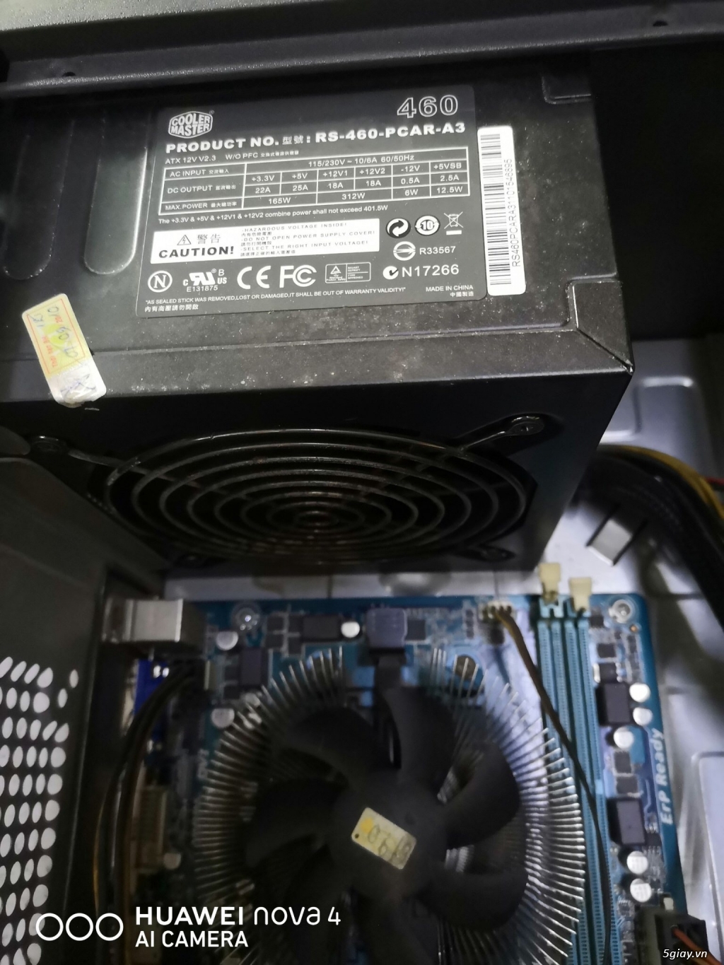 Xả combo AMD GIGABYTE A55, nguồn cooler 460w - 1