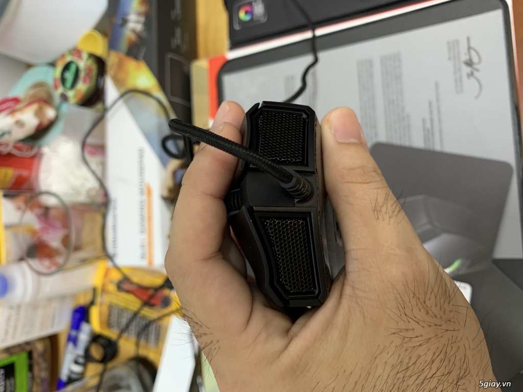 Chuột Razer Mamba Elite, Mouse pad Razer Firefly, Steelseries QCK+ PUB - 5