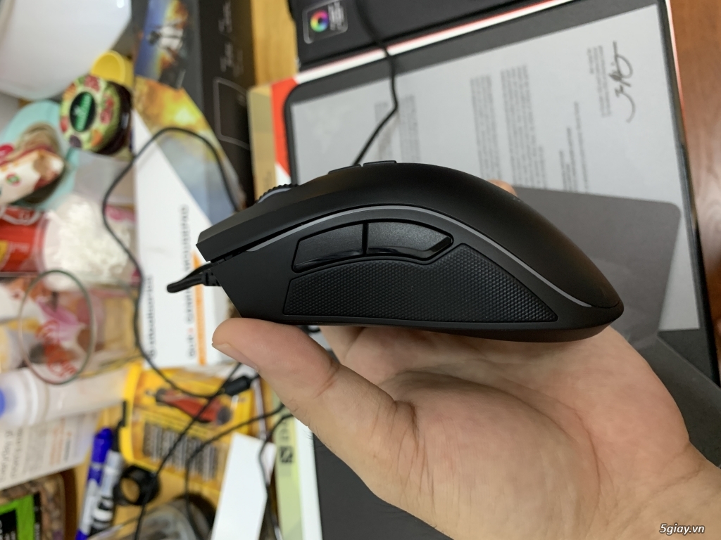 Chuột Razer Mamba Elite, Mouse pad Razer Firefly, Steelseries QCK+ PUB - 6