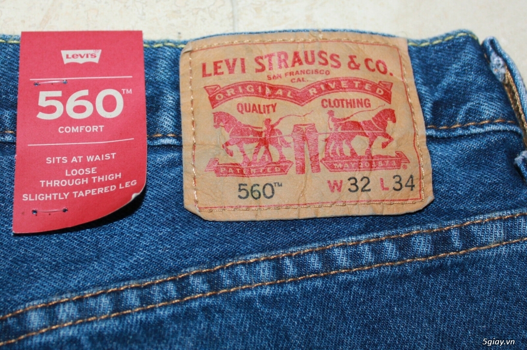 Cần bán quần jeans chính hãng Levi's 560 size 32x34 - 3
