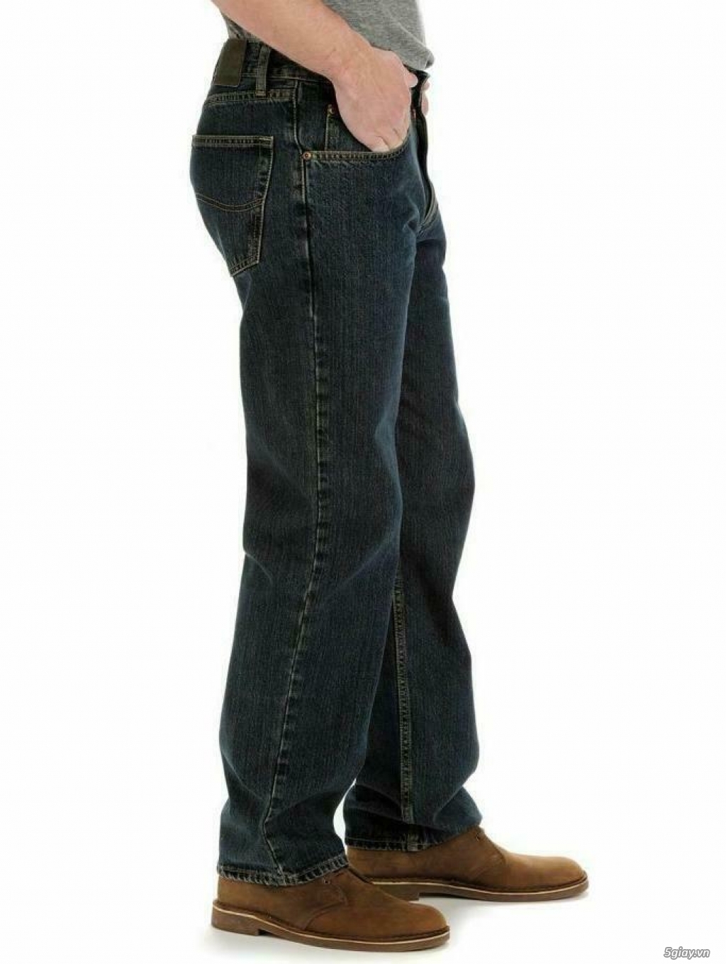 Cần bán quần Jeans Lee chính hãng 31x30 new with tag màu xanh đen - 3