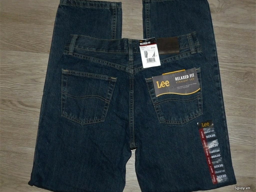 Cần bán quần Jeans Lee chính hãng 31x30 new with tag màu xanh đen - 1