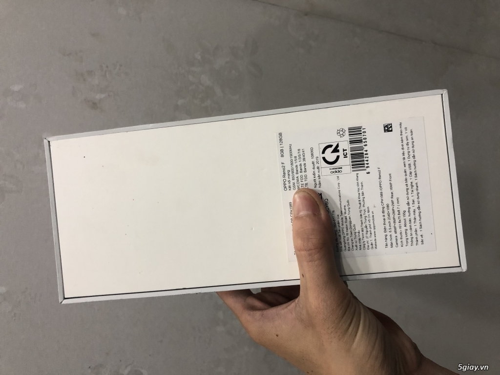 Cần bán: Oppo Reno 2F trắng mới 100% - 2