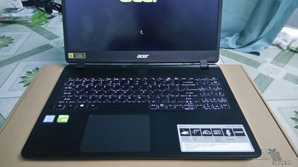 Acer i5 8265U Ram 8GB 2666mhz SSD 240GB 1TB 2VGA rời Fullbox BH Hãng - 1