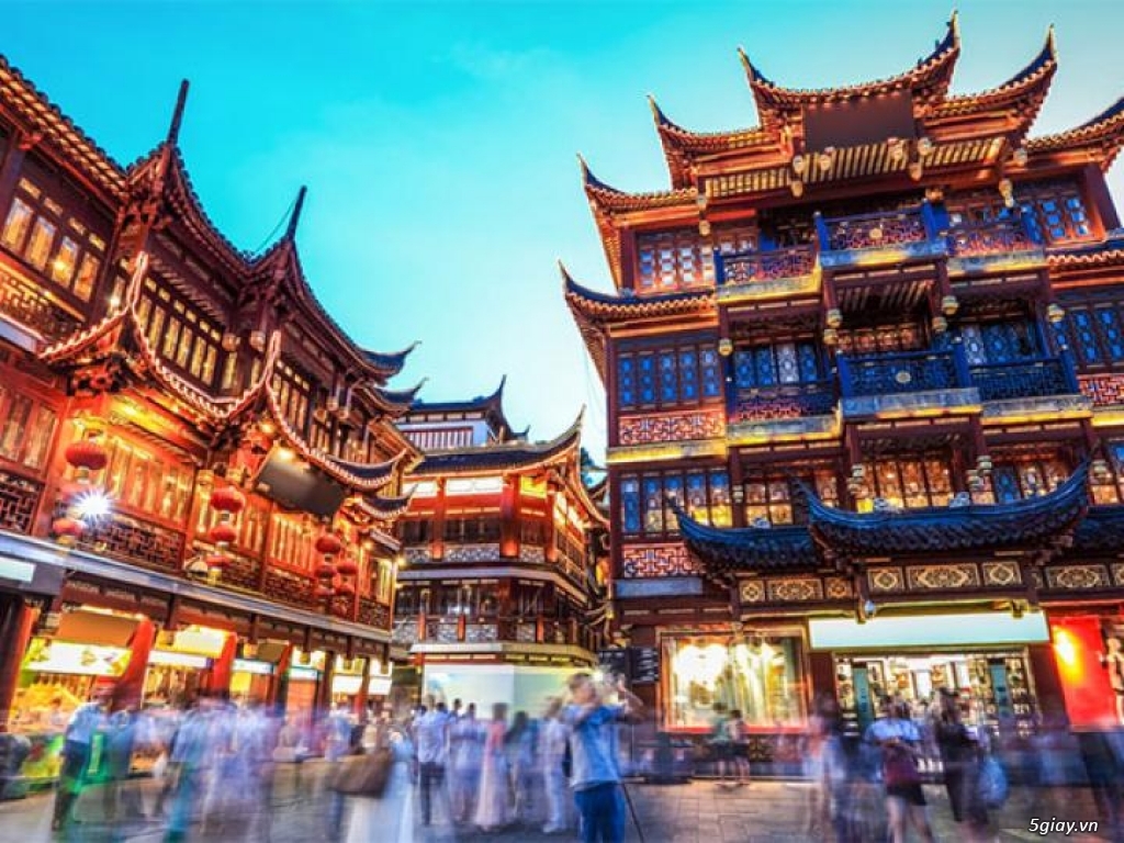 Tour Thượng Hải-Hàng Châu-Hoàng Sơn 5d4n (máy bay) giá chỉ 10.900.000 - 1